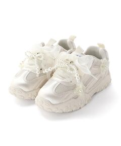 SLAP SLIP / スラップ スリップ スニーカー | キラふわフラワーリボンスニーカー(17~22cm)