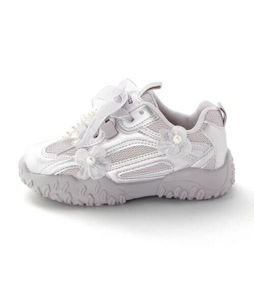 SLAP SLIP / スラップ スリップ スニーカー | キラふわフラワーリボンスニーカー(17~22cm) | 詳細15