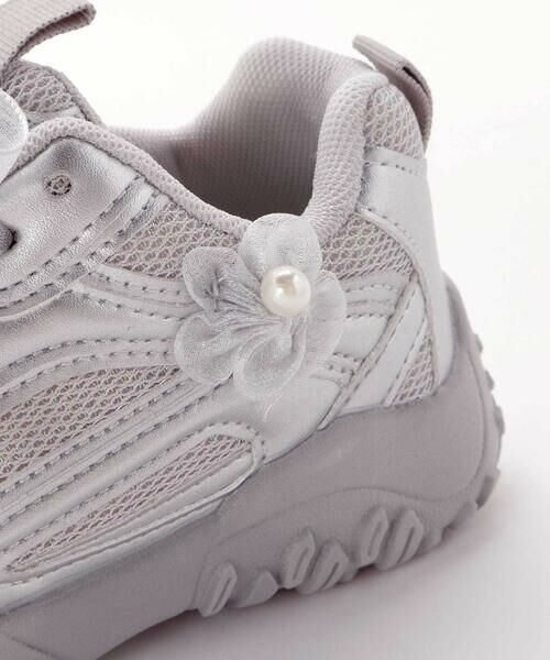 SLAP SLIP / スラップ スリップ スニーカー | キラふわフラワーリボンスニーカー(17~22cm) | 詳細9