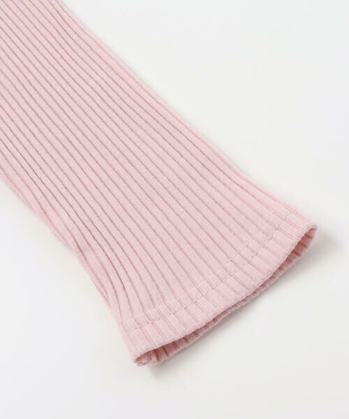 SLAP SLIP / スラップ スリップ ミニ丈・ひざ丈ワンピース | 花柄キラッとストライプドッキングワンピース(80~130cm) | 詳細7