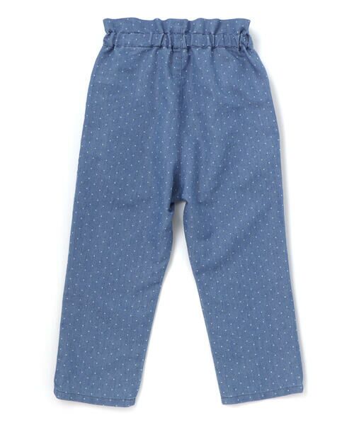 SLAP SLIP / スラップ スリップ その他トップス | キラキラ刺しゅう裾スカラップ無地ドットライトオンスデニムセットアップ(90~130cm) | 詳細18