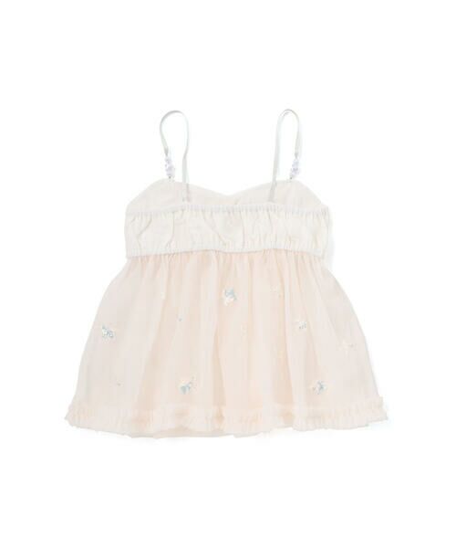 SLAP SLIP / スラップ スリップ Tシャツ | キラキラプリントTシャツ+スパンコールお星さまキャミチュニック2点セット(90~130cm) | 詳細13