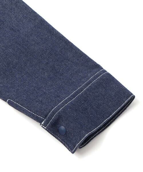 SLAP SLIP / スラップ スリップ シャツ・ブラウス | はたらくくるま刺しゅう胸ポケット切り替えデザインシャツ(80~130cm) | 詳細6