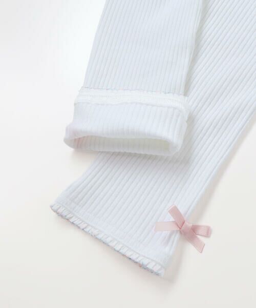 SLAP SLIP / スラップ スリップ レギンス・スパッツ | 裾レースリボンレギンス(80~130cm) | 詳細6