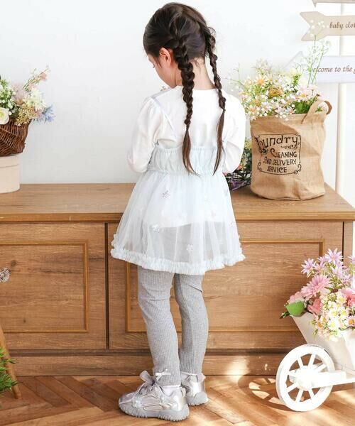 SLAP SLIP / スラップ スリップ レギンス・スパッツ | 裾レースリボンレギンス(80~130cm) | 詳細13