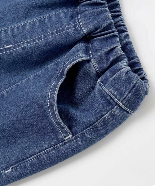 SLAP SLIP / スラップ スリップ デニムパンツ | 裾レースチャーム刺しゅう9分丈デニム(90~130cm) | 詳細6