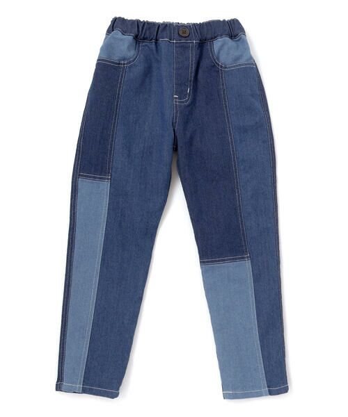 SLAP SLIP / スラップ スリップ デニムパンツ | はたらくくるまブランドネームタグ切り替えパンツ(80~130cm) | 詳細3