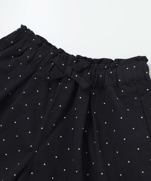 SLAP SLIP / スラップ スリップ ショート・ハーフ・半端丈パンツ | キラキラプリント裾スカラップリボン付きショートパンツ(90~130cm) | 詳細2