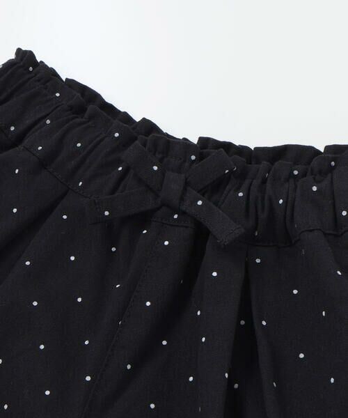 SLAP SLIP / スラップ スリップ ショート・ハーフ・半端丈パンツ | キラキラプリント裾スカラップリボン付きショートパンツ(90~130cm) | 詳細3