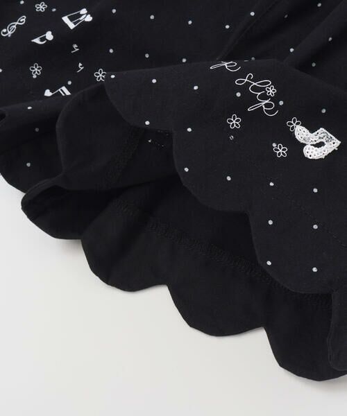 SLAP SLIP / スラップ スリップ ショート・ハーフ・半端丈パンツ | キラキラプリント裾スカラップリボン付きショートパンツ(90~130cm) | 詳細7