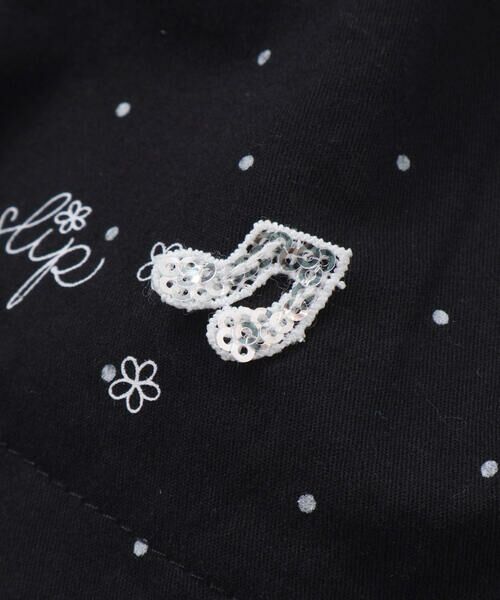 SLAP SLIP / スラップ スリップ ショート・ハーフ・半端丈パンツ | キラキラプリント裾スカラップリボン付きショートパンツ(90~130cm) | 詳細8