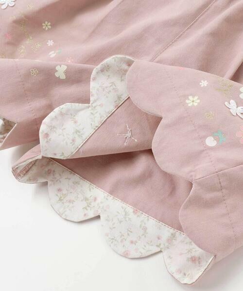 SLAP SLIP / スラップ スリップ ショート・ハーフ・半端丈パンツ | キラキラプリント裾スカラップリボン付きショートパンツ(90~130cm) | 詳細8