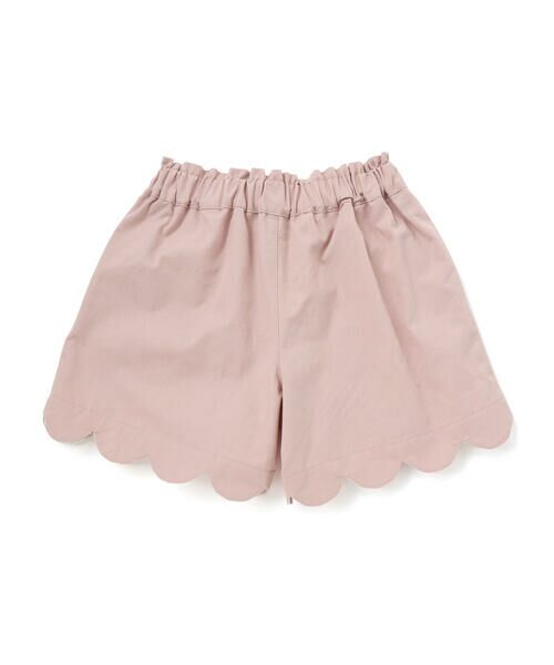 SLAP SLIP / スラップ スリップ ショート・ハーフ・半端丈パンツ | キラキラプリント裾スカラップリボン付きショートパンツ(90~130cm) | 詳細5