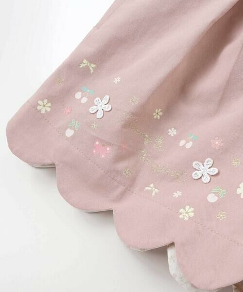 SLAP SLIP / スラップ スリップ ショート・ハーフ・半端丈パンツ | キラキラプリント裾スカラップリボン付きショートパンツ(90~130cm) | 詳細6