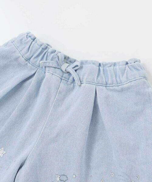 SLAP SLIP / スラップ スリップ ショート・ハーフ・半端丈パンツ | キラキラプリント裾スカラップリボン付きショートパンツ(90~130cm) | 詳細14