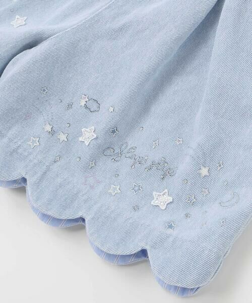 SLAP SLIP / スラップ スリップ ショート・ハーフ・半端丈パンツ | キラキラプリント裾スカラップリボン付きショートパンツ(90~130cm) | 詳細17