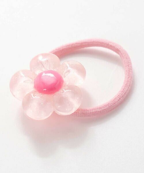 SLAP SLIP / スラップ スリップ ヘアゴム・シュシュ | ぷっくりつるつるモチーフ花＆リボンヘアゴム2点セット | 詳細2
