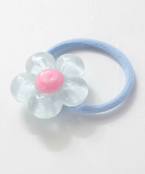 SLAP SLIP / スラップ スリップ ヘアゴム・シュシュ | ぷっくりつるつるモチーフ花＆リボンヘアゴム2点セット | 詳細5