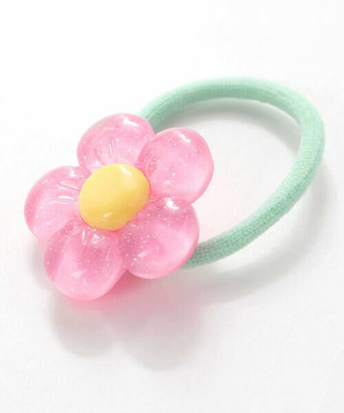 SLAP SLIP / スラップ スリップ ヘアゴム・シュシュ | ぷっくりつるつるモチーフ花＆リボンヘアゴム2点セット | 詳細13