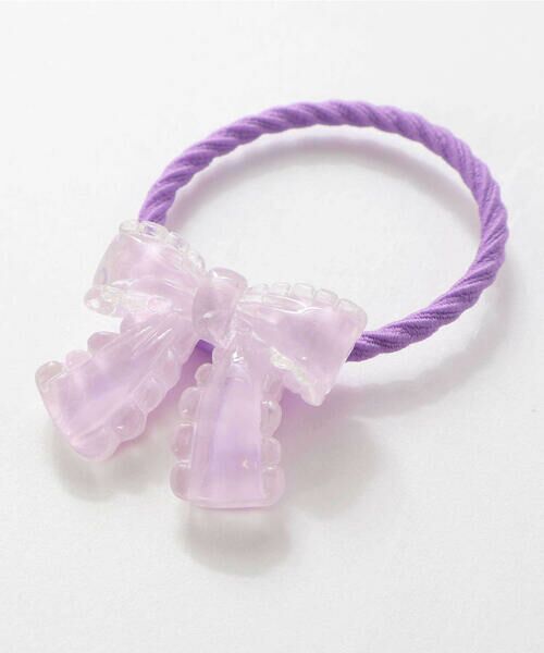 SLAP SLIP / スラップ スリップ ヘアゴム・シュシュ | ぷっくりつるつるモチーフ花＆リボンヘアゴム2点セット | 詳細20