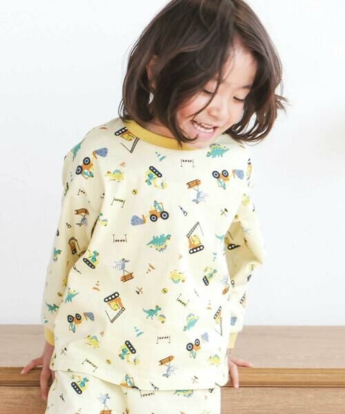 SLAP SLIP / スラップ スリップ ルームウェア | 【スララク/腹巻き一体型/吸汗速乾】みんな快眠！みんみんパジャマ 上下セット(80~130cm) | 詳細11