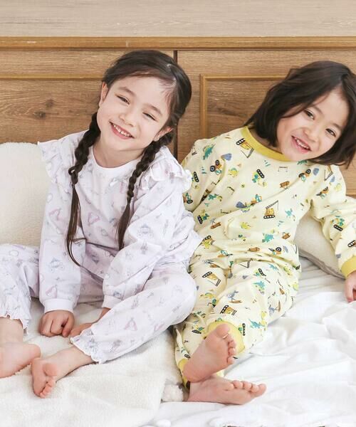 SLAP SLIP / スラップ スリップ ルームウェア | 【スララク/腹巻き一体型/吸汗速乾】みんな快眠！みんみんパジャマ 上下セット(80~130cm) | 詳細9