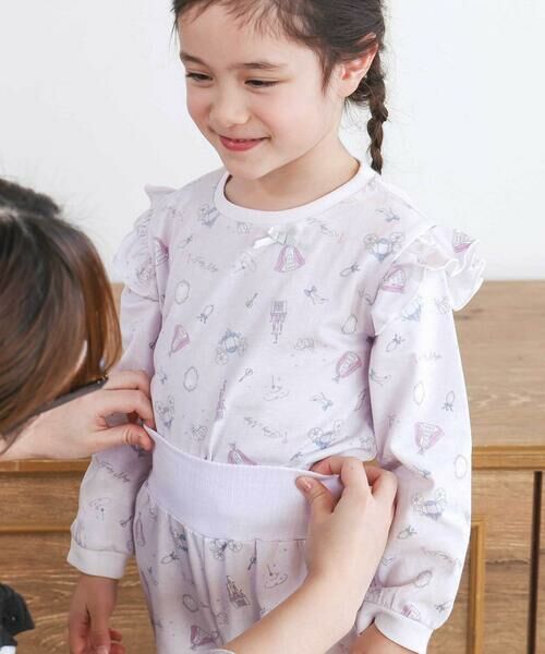 SLAP SLIP / スラップ スリップ ルームウェア | 【スララク/腹巻き一体型/吸汗速乾】みんな快眠！みんみんパジャマ 上下セット(80~130cm) | 詳細14