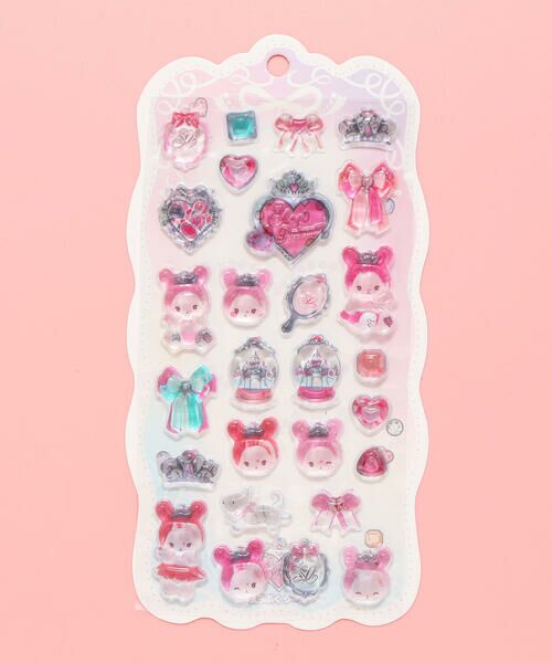 SLAP SLIP / スラップ スリップ その他小物 | ぷっくり可愛い★ちゅるちゅるスラぷくシール（ピンク(プリンセス)）