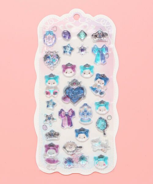 SLAP SLIP / スラップ スリップ その他小物 | ぷっくり可愛い★ちゅるちゅるスラぷくシール（ブルー(プリンセス)）