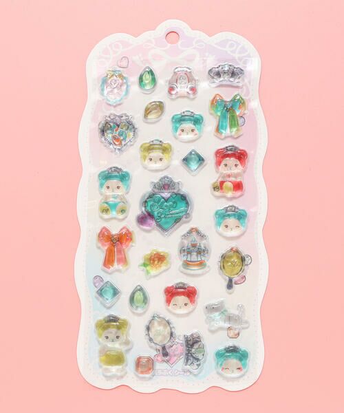 SLAP SLIP / スラップ スリップ その他小物 | ぷっくり可愛い★ちゅるちゅるスラぷくシール（グリーン(プリンセス)）