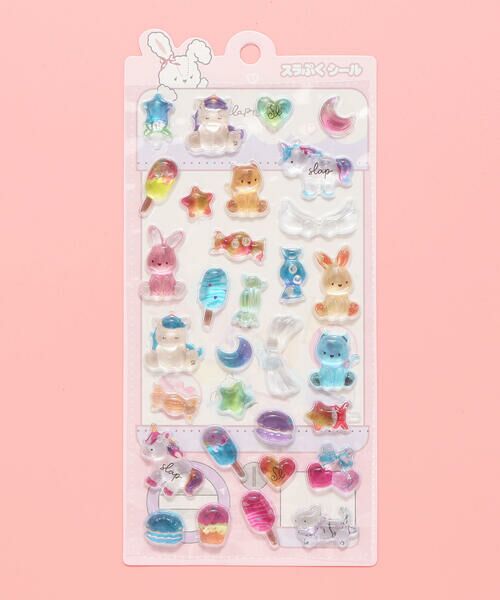 SLAP SLIP / スラップ スリップ その他小物 | ぷっくり可愛い★ちゅるちゅるスラぷくシール（パープル(ユニコーン)）