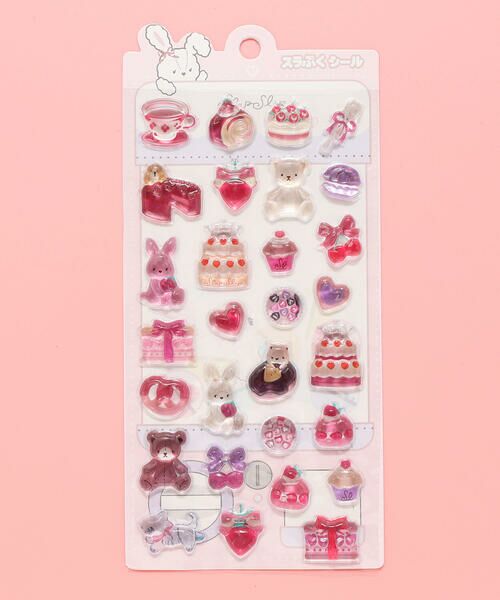 SLAP SLIP / スラップ スリップ その他小物 | ぷっくり可愛い★ちゅるちゅるスラぷくシール（レッド(ケーキ)）