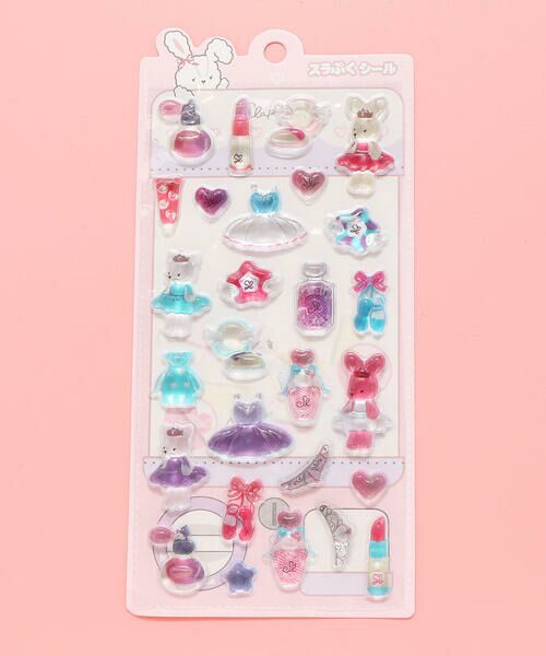 SLAP SLIP / スラップ スリップ その他小物 | ぷっくり可愛い★ちゅるちゅるスラぷくシール（パープル系(バレリーナ)）