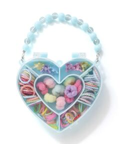 SLAP SLIP / スラップ スリップ ヘアゴム・シュシュ | ハートミラーケース付きヘアアクセサリーセット