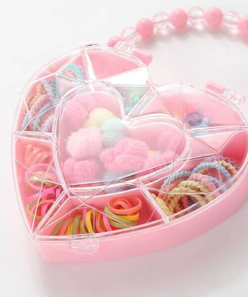 SLAP SLIP / スラップ スリップ ヘアゴム・シュシュ | ハートミラーケース付きヘアアクセサリーセット | 詳細3