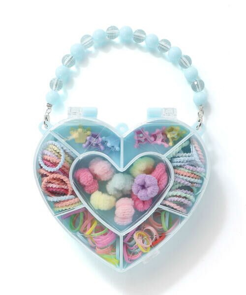 SLAP SLIP / スラップ スリップ ヘアゴム・シュシュ | ハートミラーケース付きヘアアクセサリーセット | 詳細5