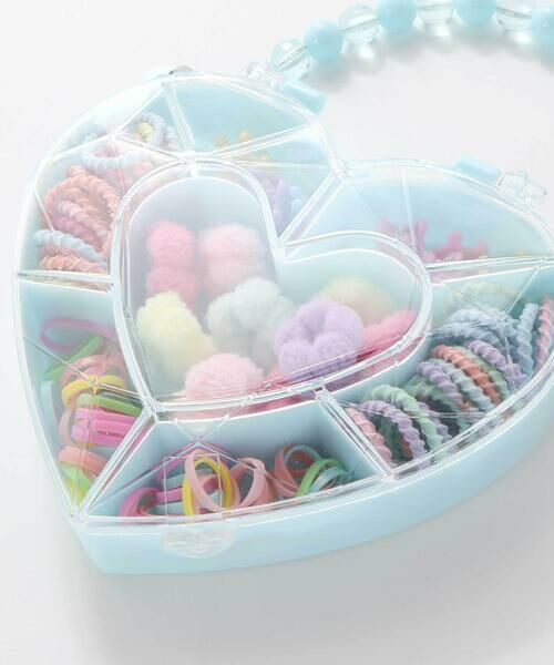 SLAP SLIP / スラップ スリップ ヘアゴム・シュシュ | ハートミラーケース付きヘアアクセサリーセット | 詳細7