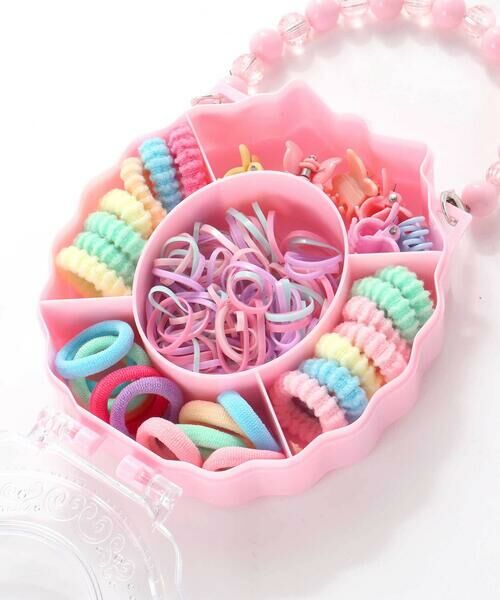 SLAP SLIP / スラップ スリップ ヘアゴム・シュシュ | ハートミラーケース付きヘアアクセサリーセット | 詳細12