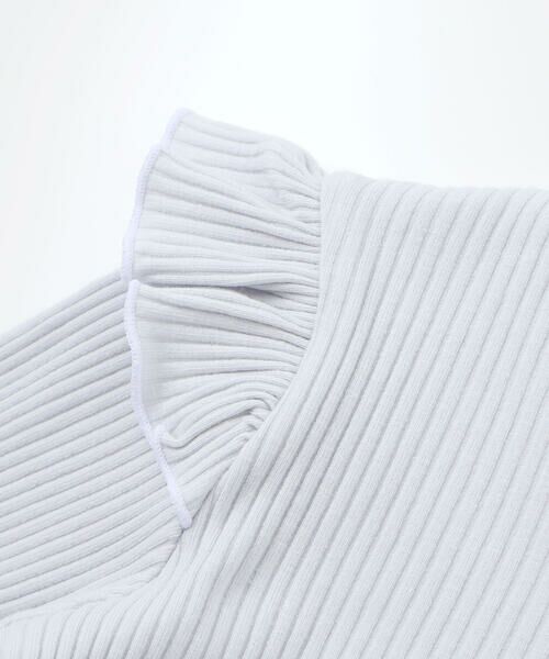 SLAP SLIP / スラップ スリップ Tシャツ | 肩フリルキラッとラメ刺しゅう長袖Tシャツ(80~130cm) | 詳細10