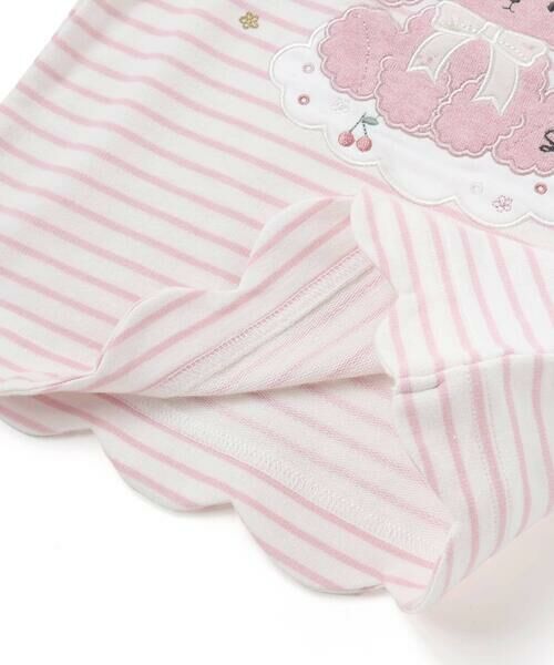 SLAP SLIP / スラップ スリップ Tシャツ | ユニコーンウサギアニマルモチーフ裾スカラップ長袖Tシャツ(80~130cm) | 詳細13