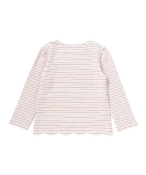 SLAP SLIP / スラップ スリップ Tシャツ | ユニコーンウサギアニマルモチーフ裾スカラップ長袖Tシャツ(80~130cm) | 詳細8