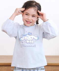 SLAP SLIP / スラップ スリップ Tシャツ | シナモロールポムポムプリンフロントプリント袖チュールTシャツ(80~130cm)