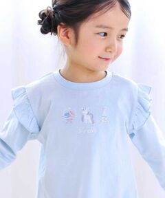 SLAP SLIP / スラップ スリップ Tシャツ | 【スララク/防汚加工/オーガニックコットン】ときめきデザイン女の子長袖Tシャツ(80~130cm)