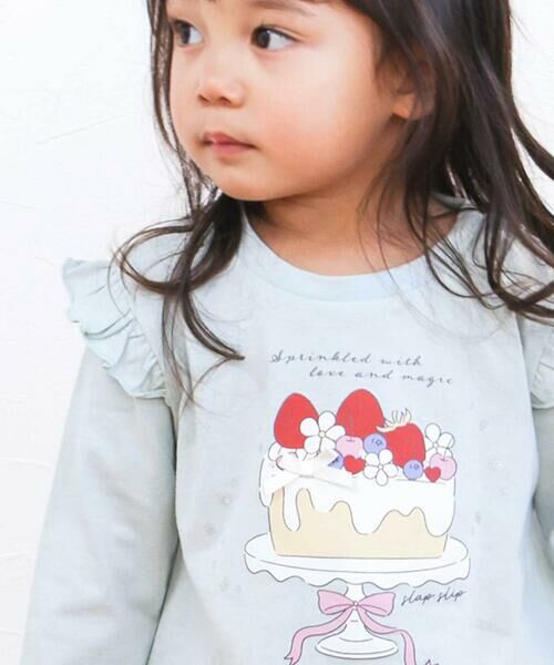 SLAP SLIP / スラップ スリップ Tシャツ | 【スララク/防汚加工/オーガニックコットン】ときめきデザイン女の子長袖Tシャツ(80~130cm) | 詳細10