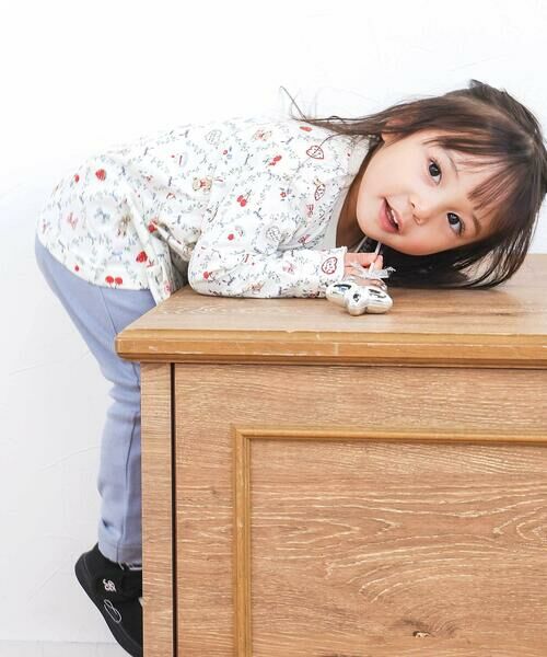 SLAP SLIP / スラップ スリップ Tシャツ | 【スララク/防汚加工/オーガニックコットン】ときめきデザイン女の子長袖Tシャツ(80~130cm) | 詳細18