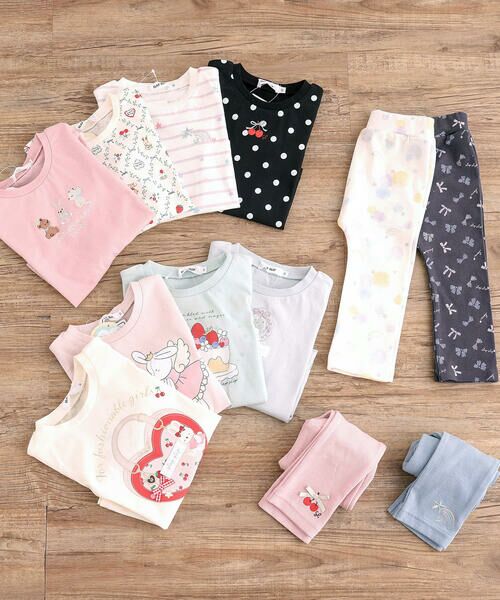 SLAP SLIP / スラップ スリップ Tシャツ | 【スララク/防汚加工/オーガニックコットン】ときめきデザイン女の子長袖Tシャツ(80~130cm) | 詳細17