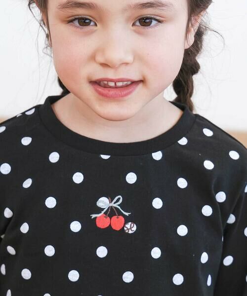 SLAP SLIP / スラップ スリップ Tシャツ | 【スララク/防汚加工/オーガニックコットン】ときめきデザイン女の子長袖Tシャツ(80~130cm) | 詳細23