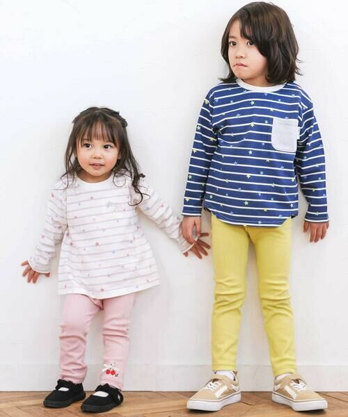 SLAP SLIP / スラップ スリップ Tシャツ | 【スララク/防汚加工/オーガニックコットン】ときめきデザイン女の子長袖Tシャツ(80~130cm) | 詳細24