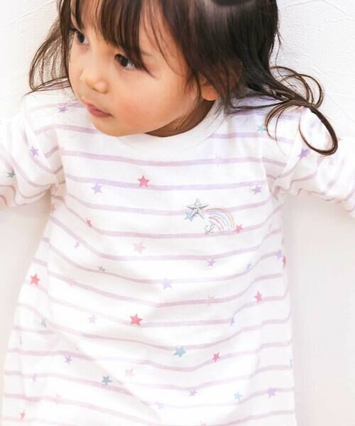 SLAP SLIP / スラップ スリップ Tシャツ | 【スララク/防汚加工/オーガニックコットン】ときめきデザイン女の子長袖Tシャツ(80~130cm) | 詳細25