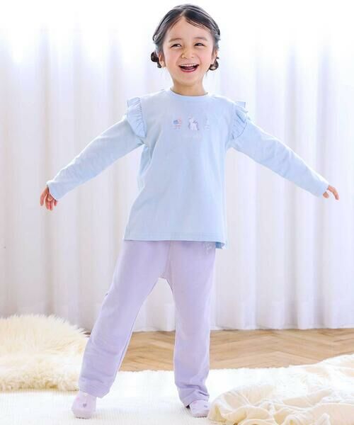 SLAP SLIP / スラップ スリップ Tシャツ | 【スララク/防汚加工/オーガニックコットン】ときめきデザイン女の子長袖Tシャツ(80~130cm) | 詳細5